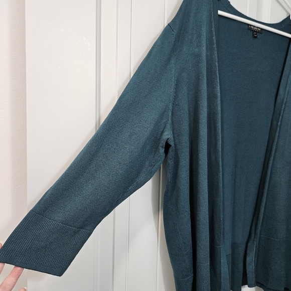 Lane Bryant Green Open Front Cardigan Sweater Plus Size 18/20 - Picture 3 of 4